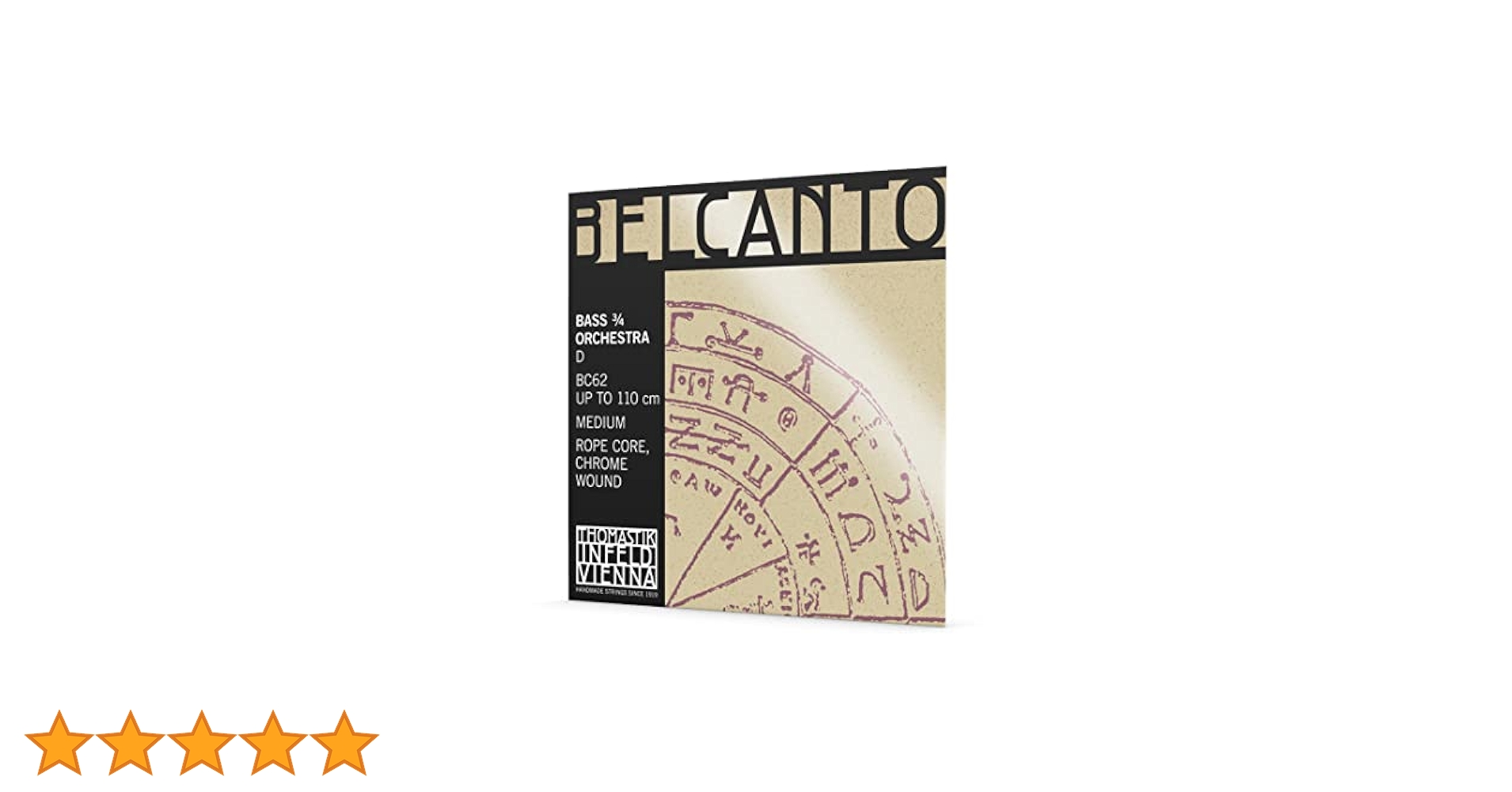 BELCANTO ベルカント コントラバス弦 GDAEセット ベルカント コントラバス弦 G,D,A,E線セット